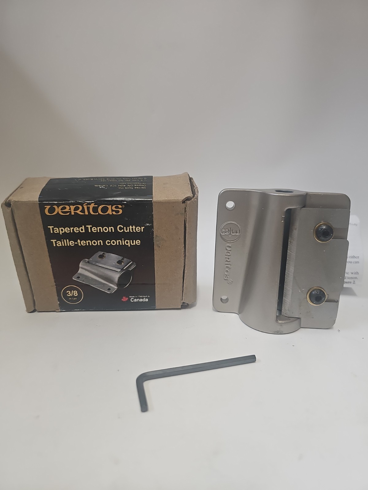 Veritas 3/8" Dowel and Tenon Cutter Joinery Tool Woodworking