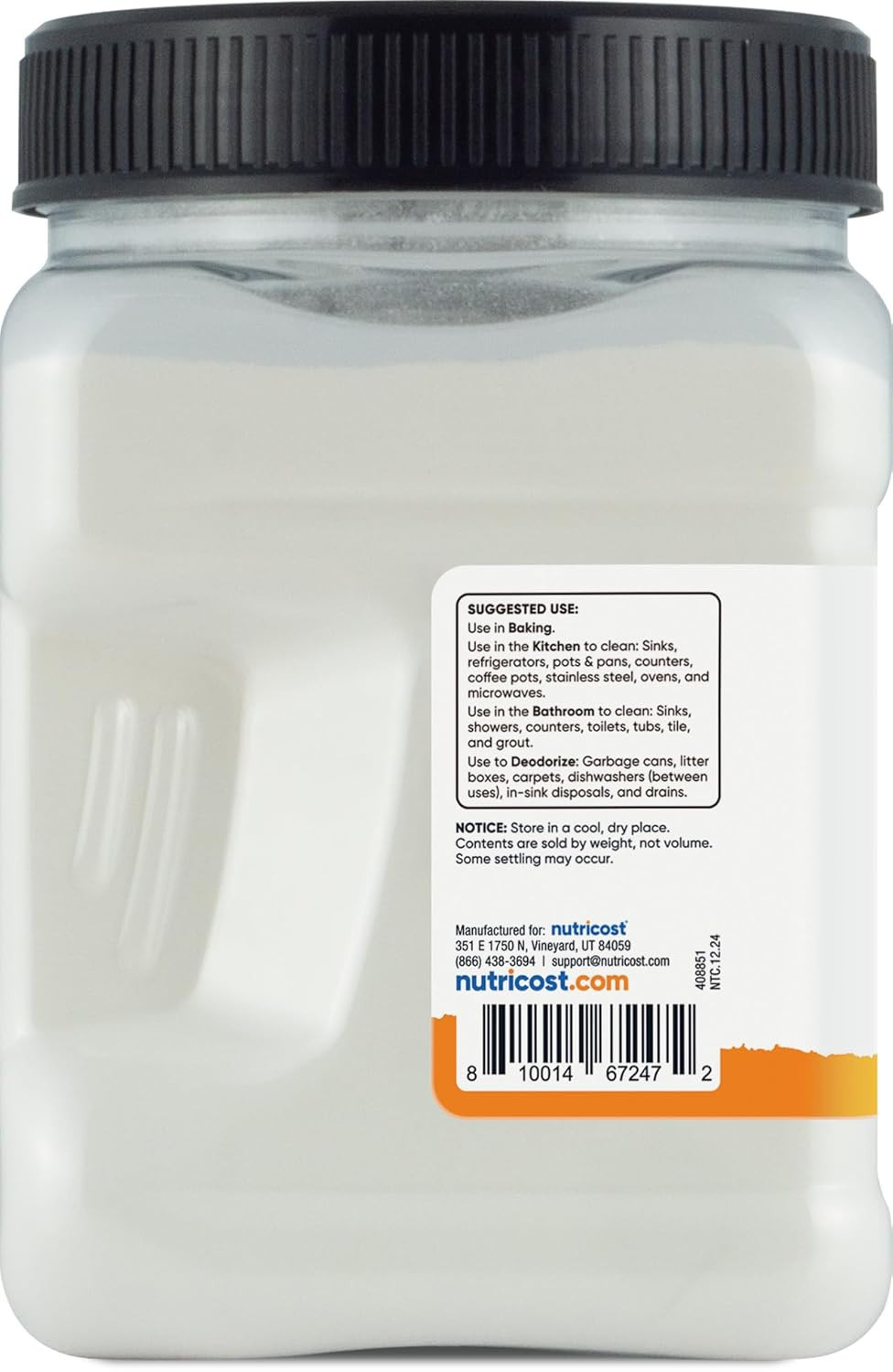 Baking Soda (2 LBS) - for Baking, Cleaning, Deodorizing, and More (Pa