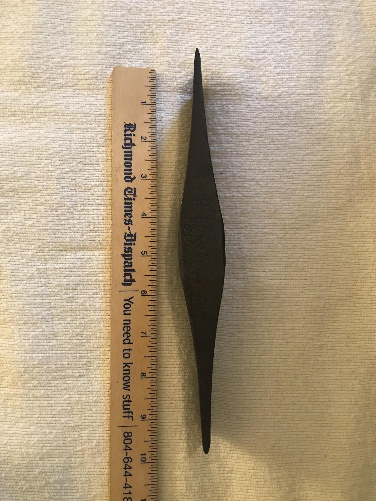 Vintage Stone Mason's Chipping Hammer Head