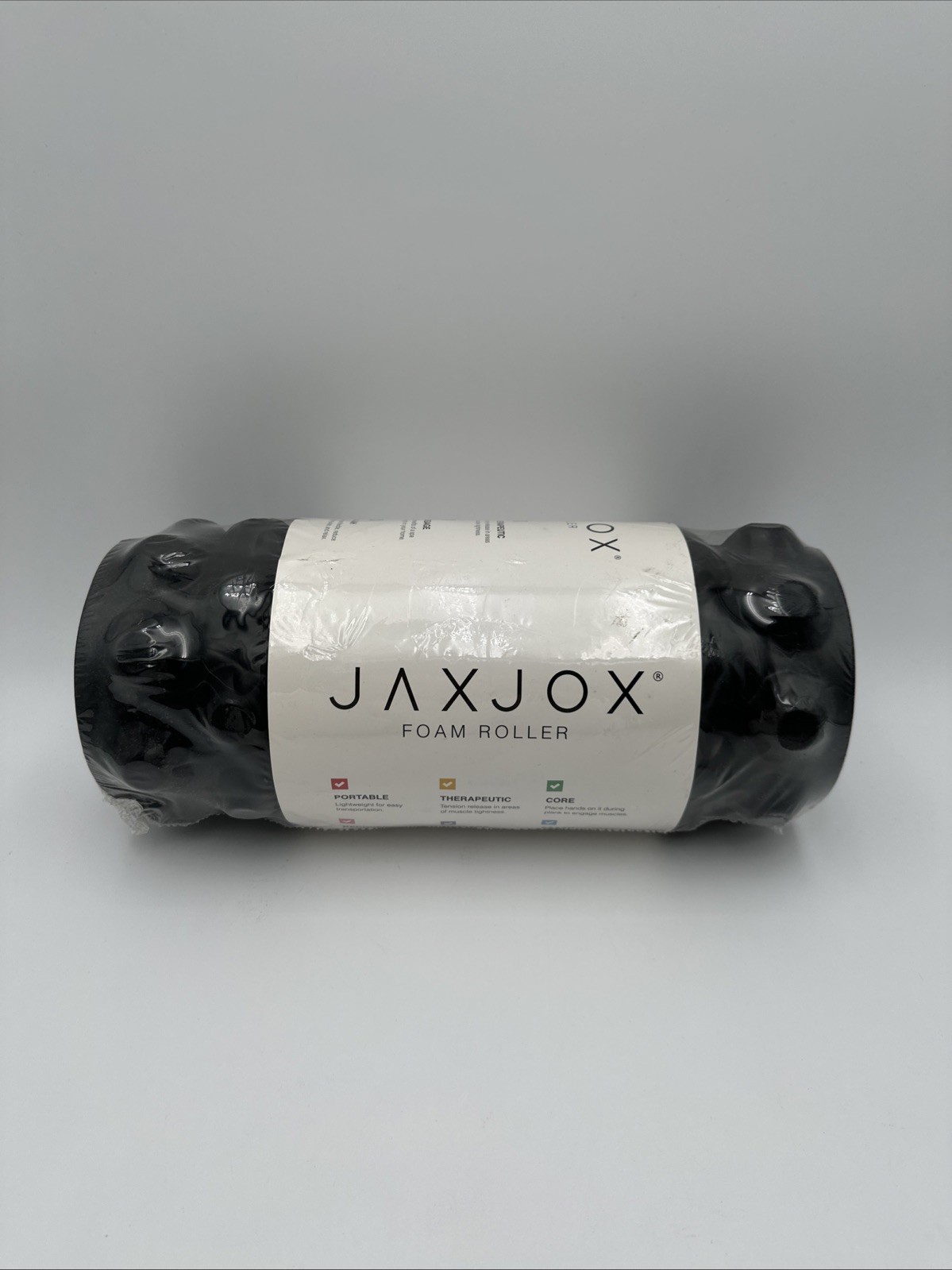 JAXJOX Foam Roller, Muscle Massage, color black