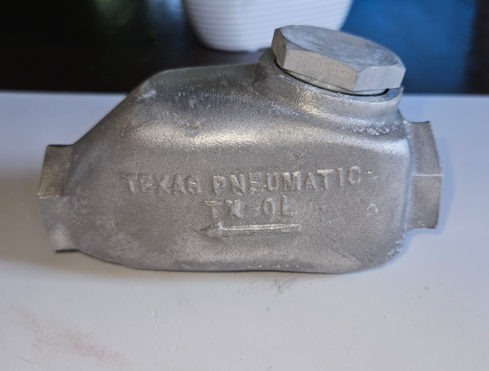 TEXAS PNEUMATIC IN-LINE LUBRICATOR Model TX-OL 1/2" - Each
