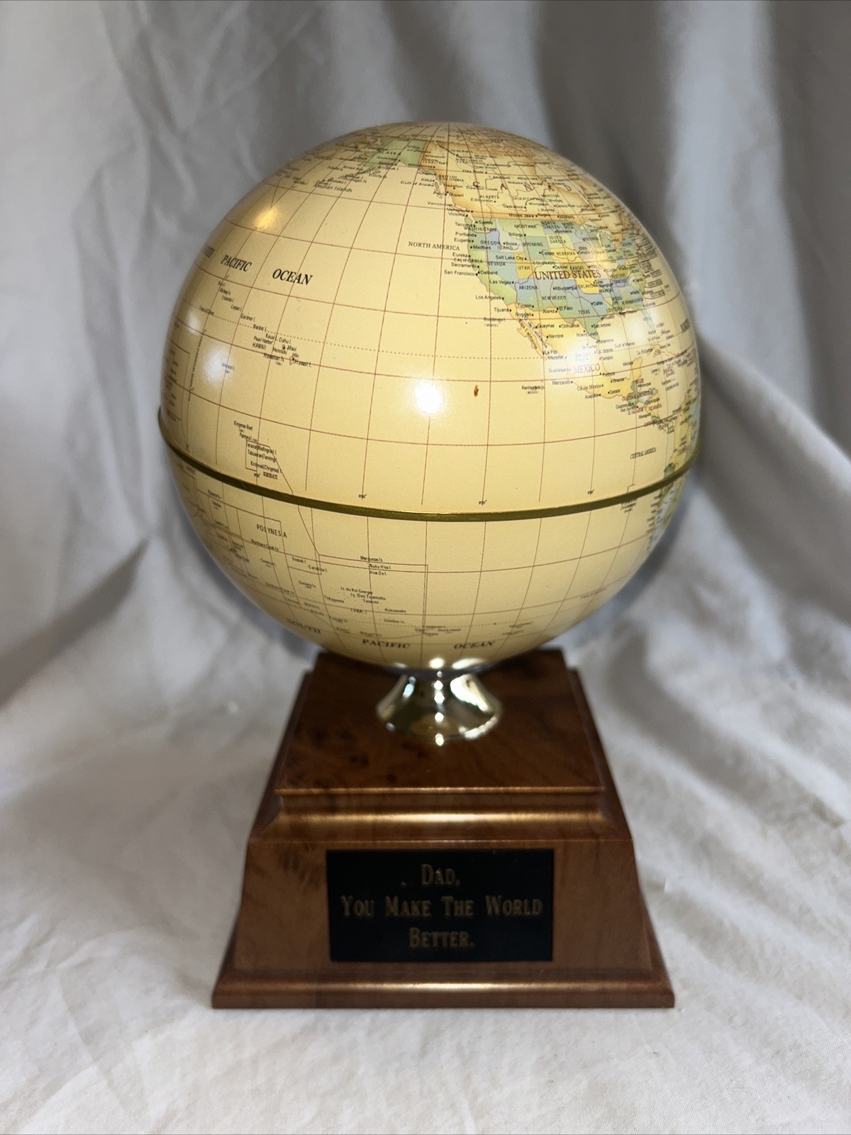 Kenko Globe Solar Panel Rotating Mounted Earth Model Customized Dad Gift