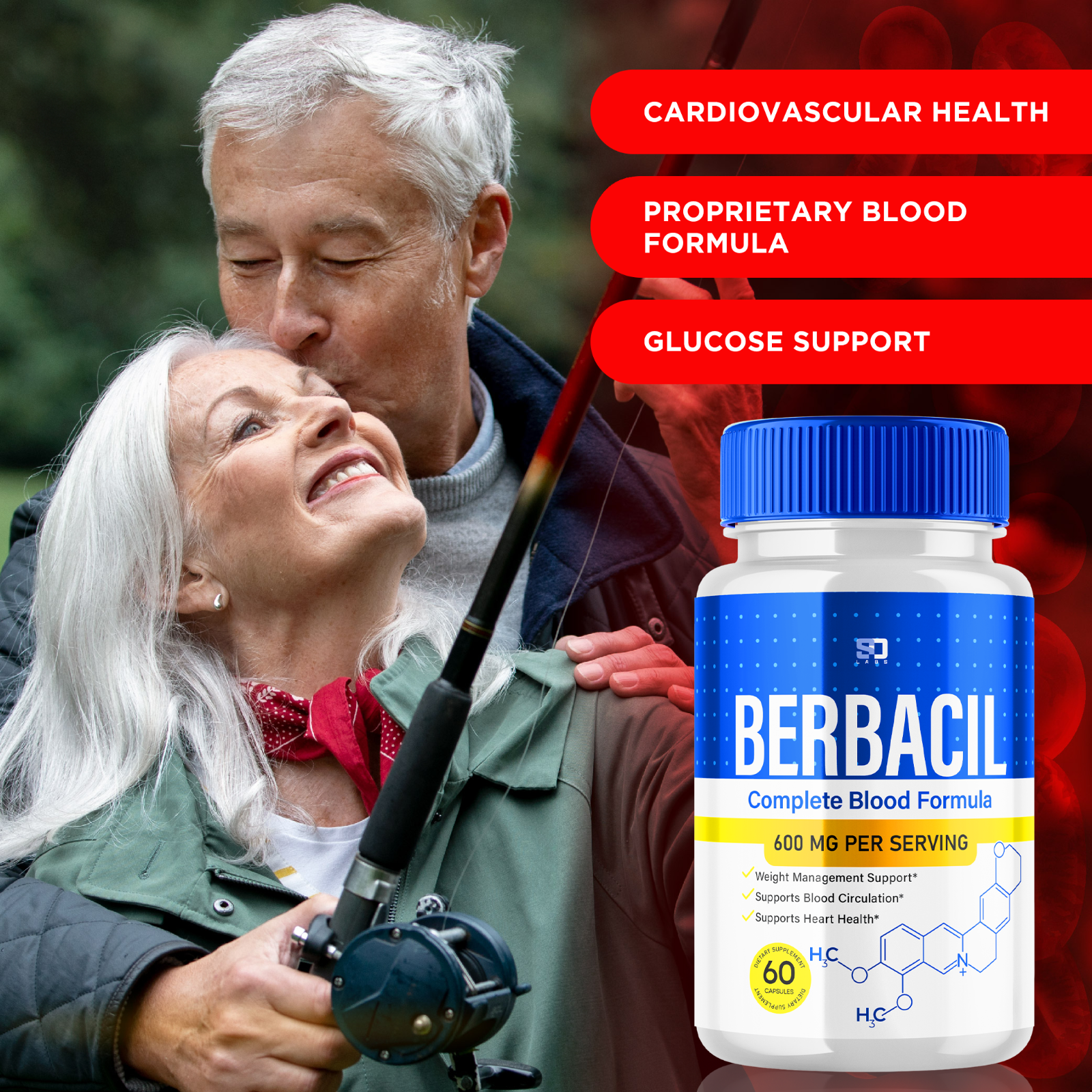 Berbacil Capsules - Promotes balanced blood sugar and pressure (5 Pack)