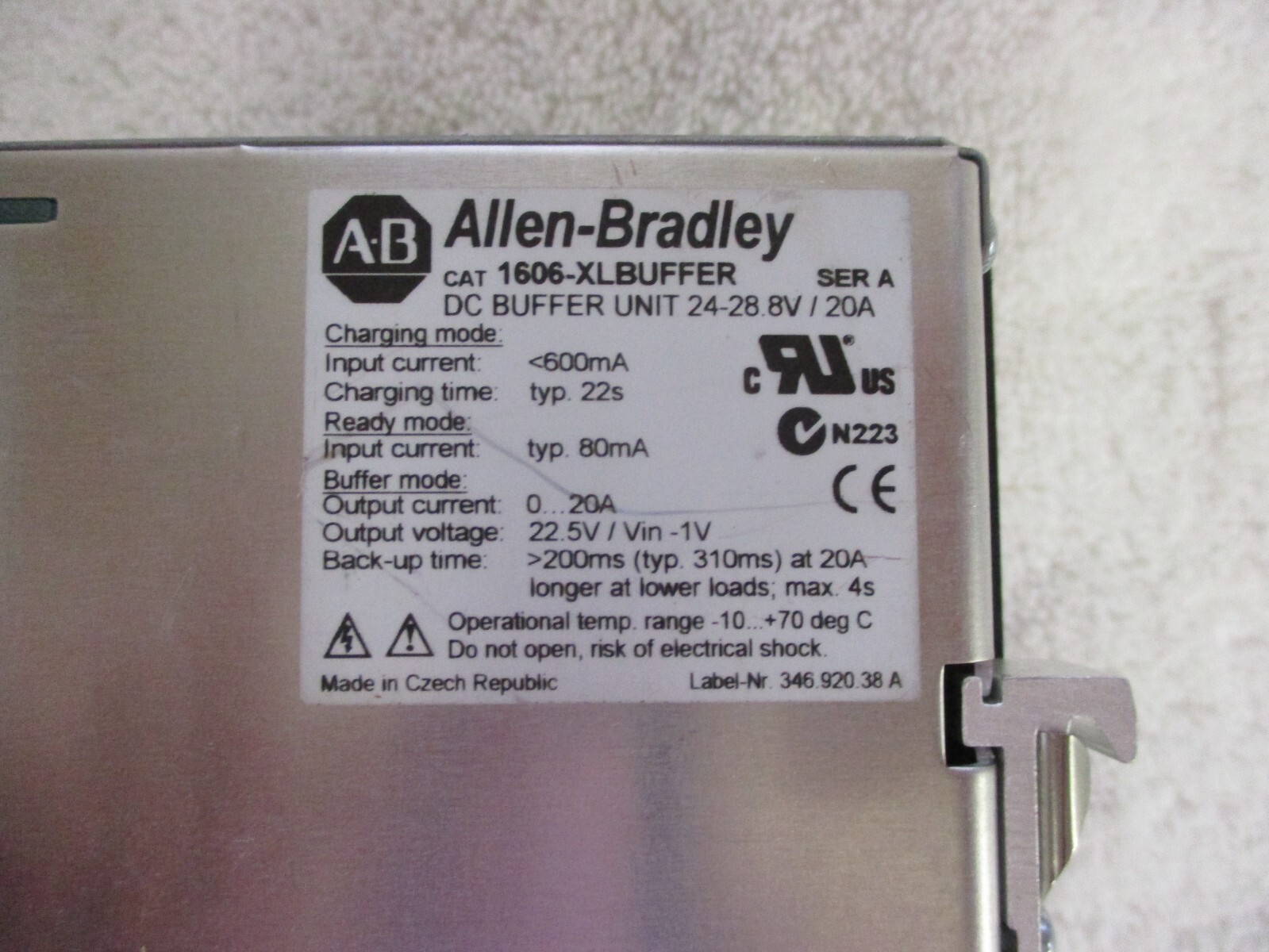 Allen Bradley 1606-XL Buffer Unit 1606-XLBUFFER Ser A