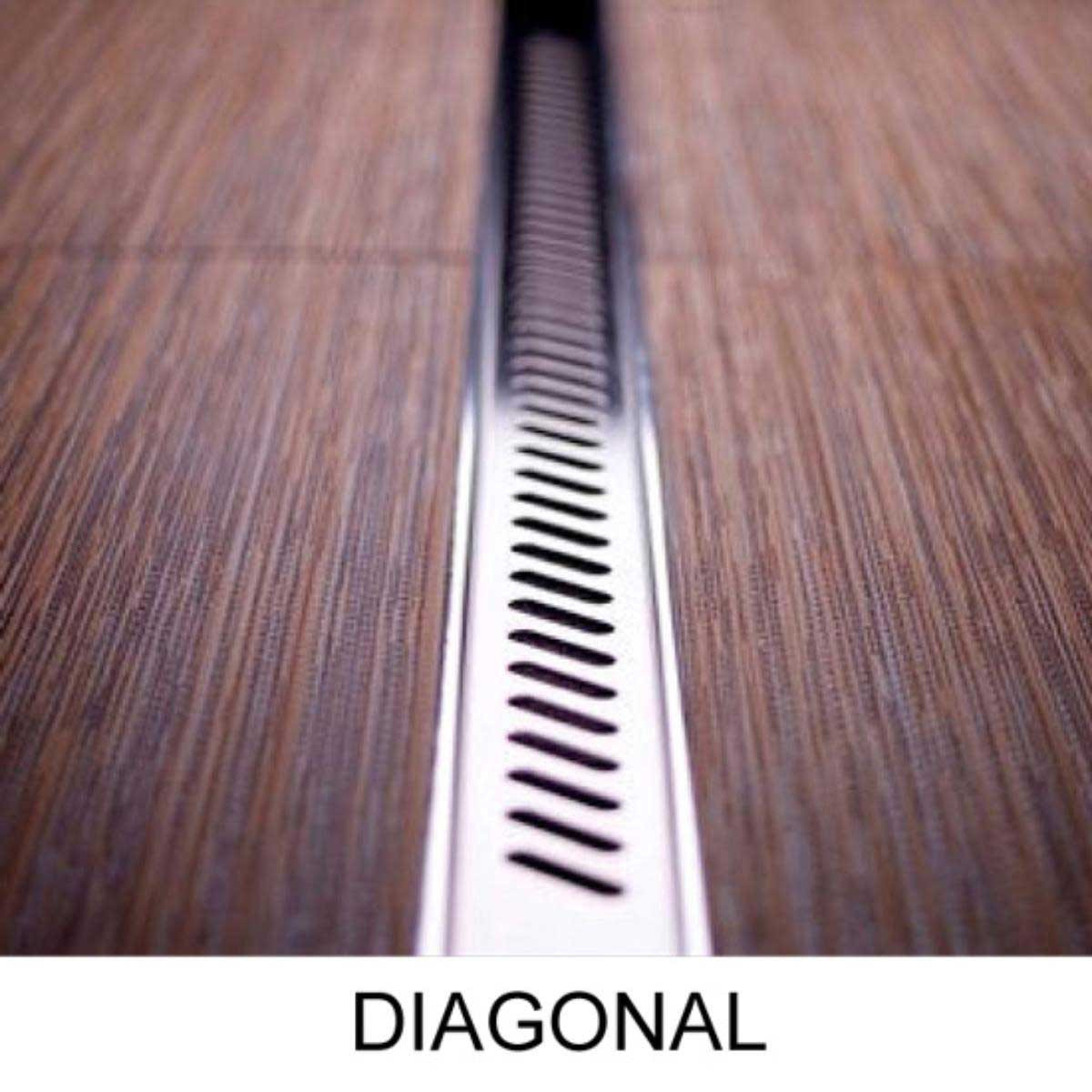 QUICKDRAIN USA	DIAGONAL68-P	DRAIN STRAINER DIAGONAL 68" LONG - POLISHED STAINLES