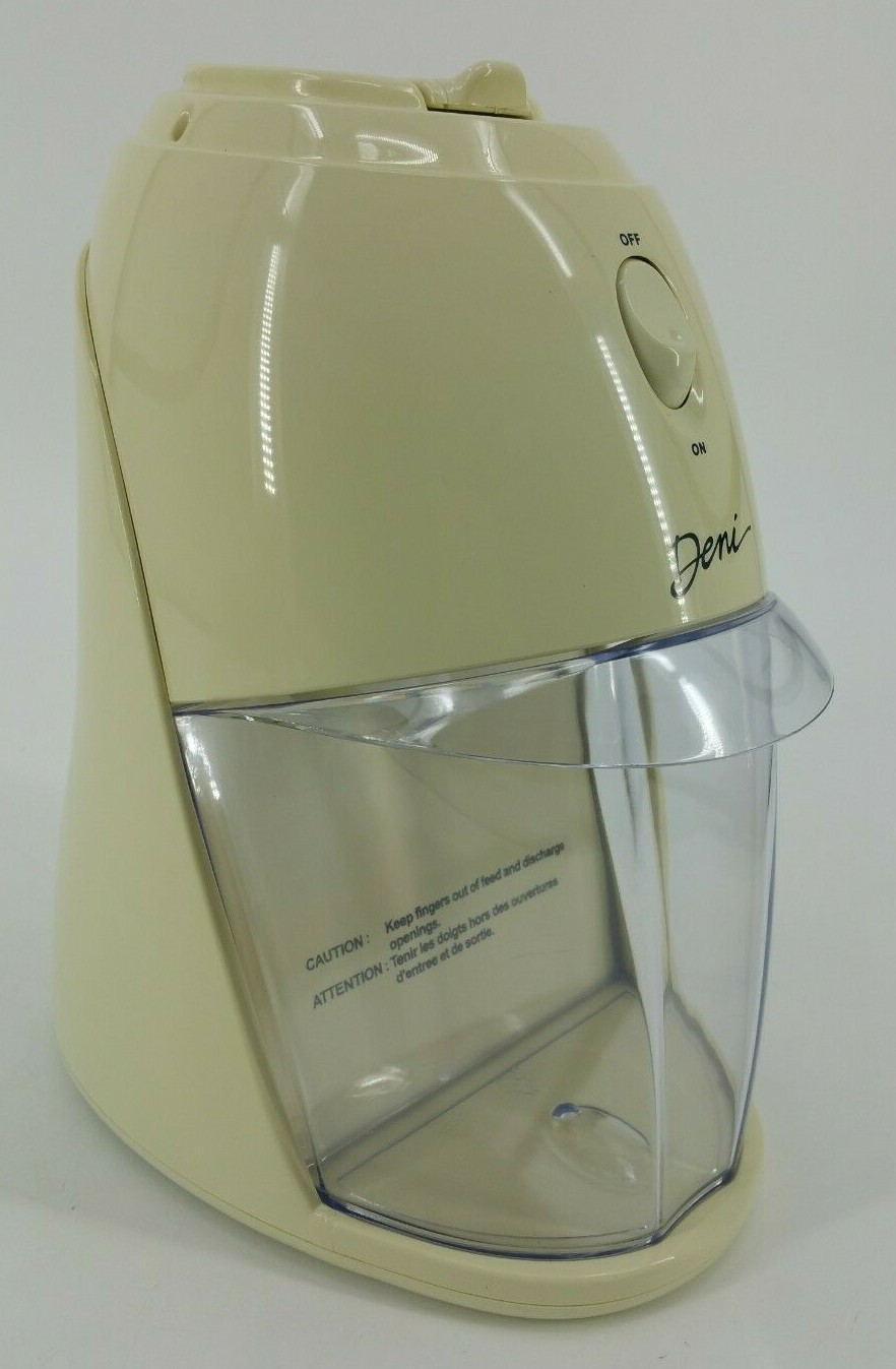 VTG Deni Automatic Ice Crusher Machine Model 6000 Off White Beige TESTED WORKS