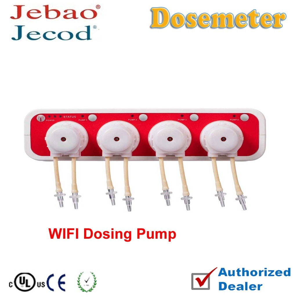 JEBAO WiFi Dosing Pump Doser 3.4 Programmable Automatic Marine Aquarium Tank 12V