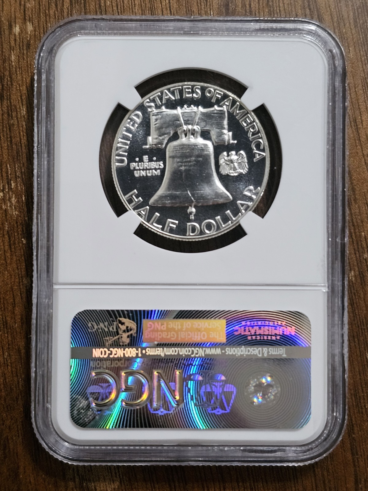 1956 FRANKLIN HALF DOLLAR PROOF TYPE 2 NGC PR69 PF69 Silver 50c