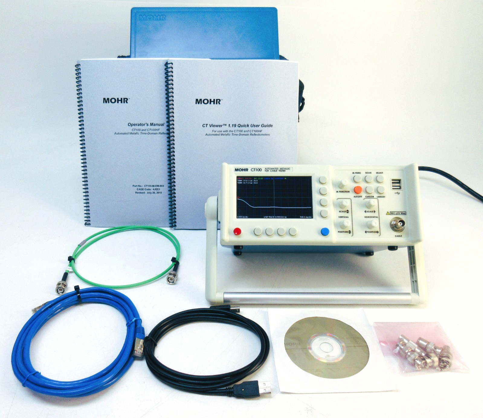 MOHR CT100 High Resolution TDR Cable Testers - 44 Operation Hours, DATA, REMOTE
