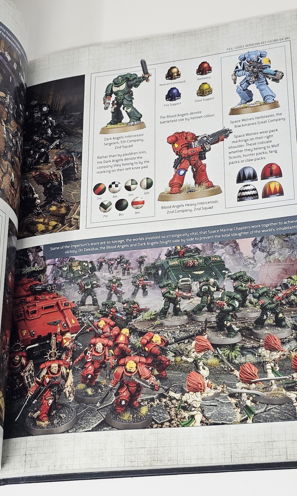 Warhammer 40K Codex: Space Marines Rule Book Miniature Game Games Workshop #1