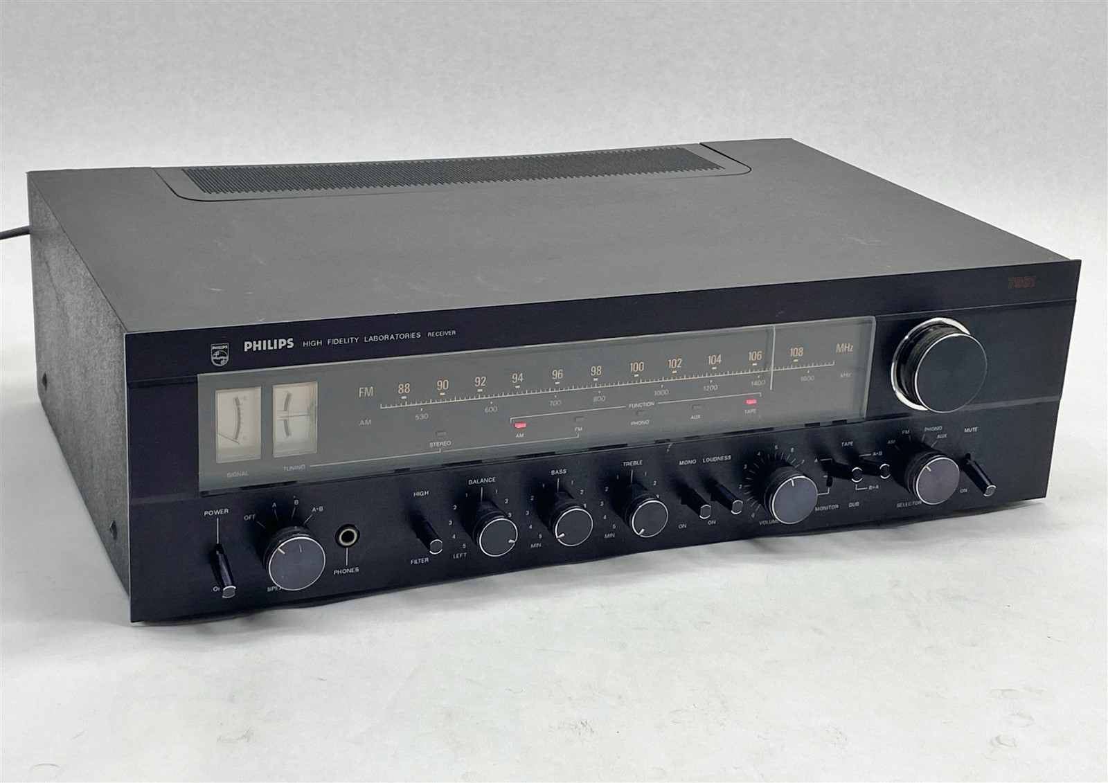 Philips 7961 High Fidelity Laboratories Stereo AM/FM Receiver HiFi Vintage