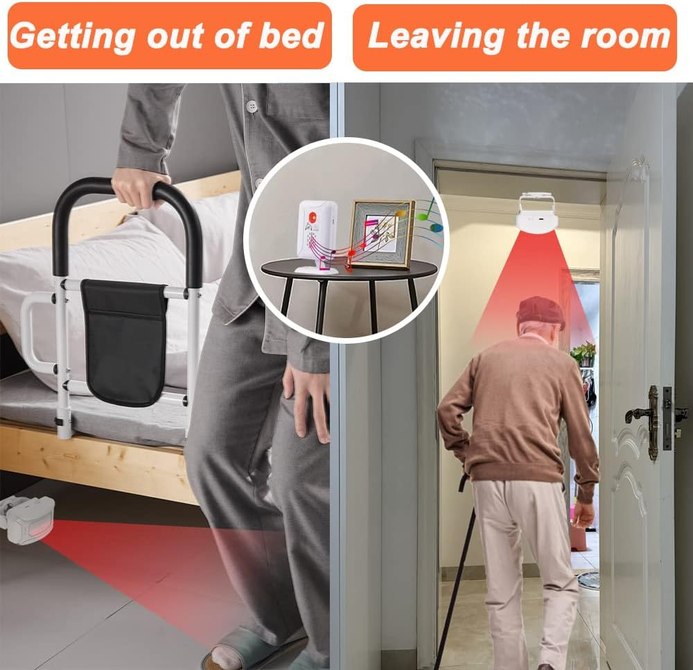 Upgraded Version Bed Sensor Alarm and Fall Prevention for Elderly/Dementia