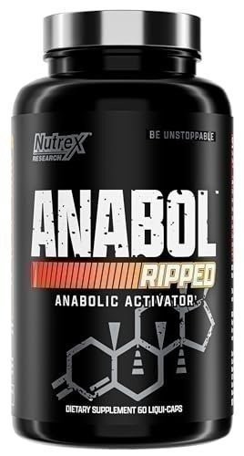 Nutrex Research Anabol Ripped Anabolic Muscle Builder, 60 liqui-caps