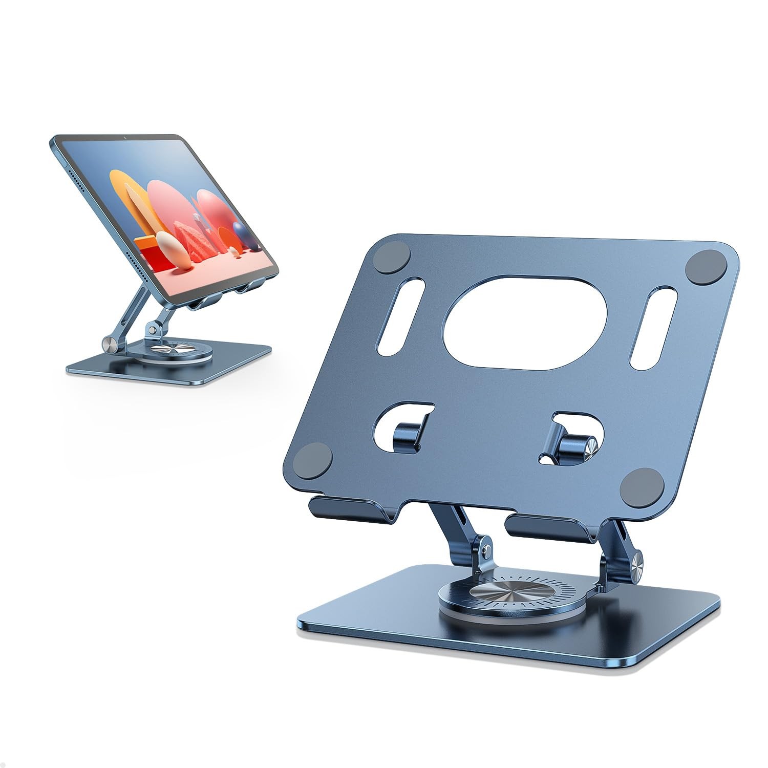 Adjustable Tablet Stand for Desk, Foldable Portable Holder