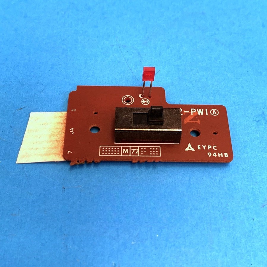 CASIO CT-360 Casioton Keyboard Part: ON/OFF Switch LED Circuit Board [M4142-PW1]