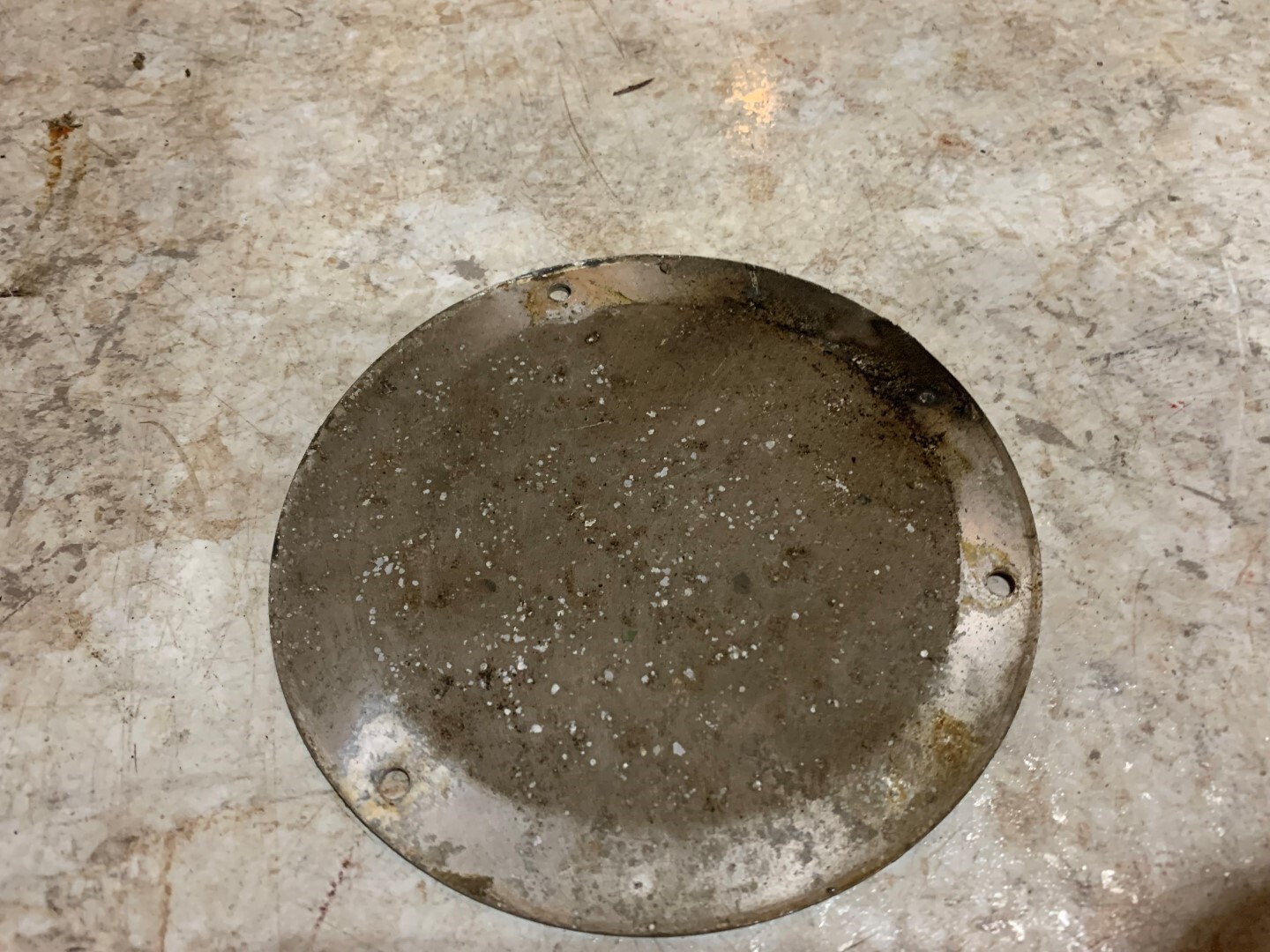 Cessna 150 L 172 Inspection Plate Access Cover Plate 5 in 3 screw hole S-225-1