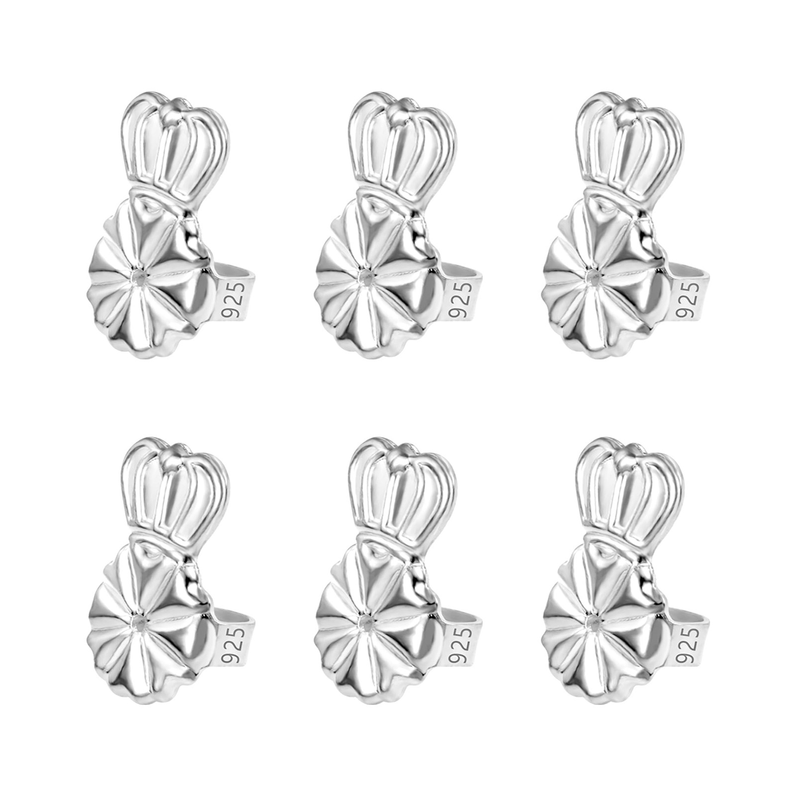 Earring Lifters Backs Silver Earring Backs for Droopy Ears