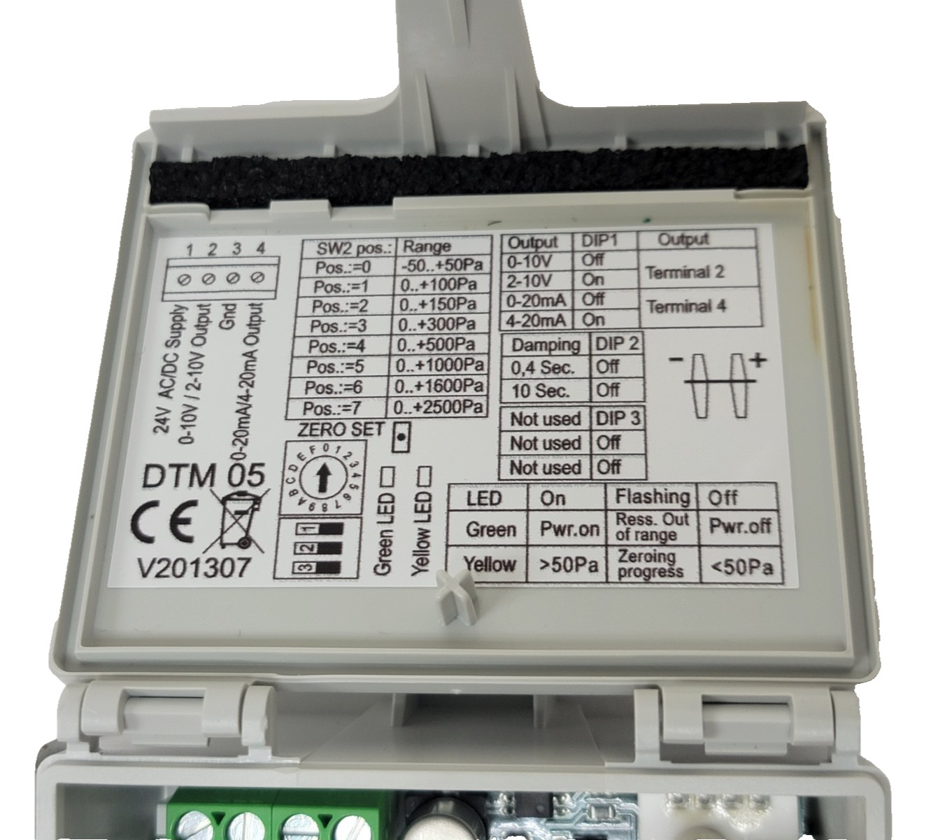 Seikom Electronic DTM05 Differential Pressure Transmitter