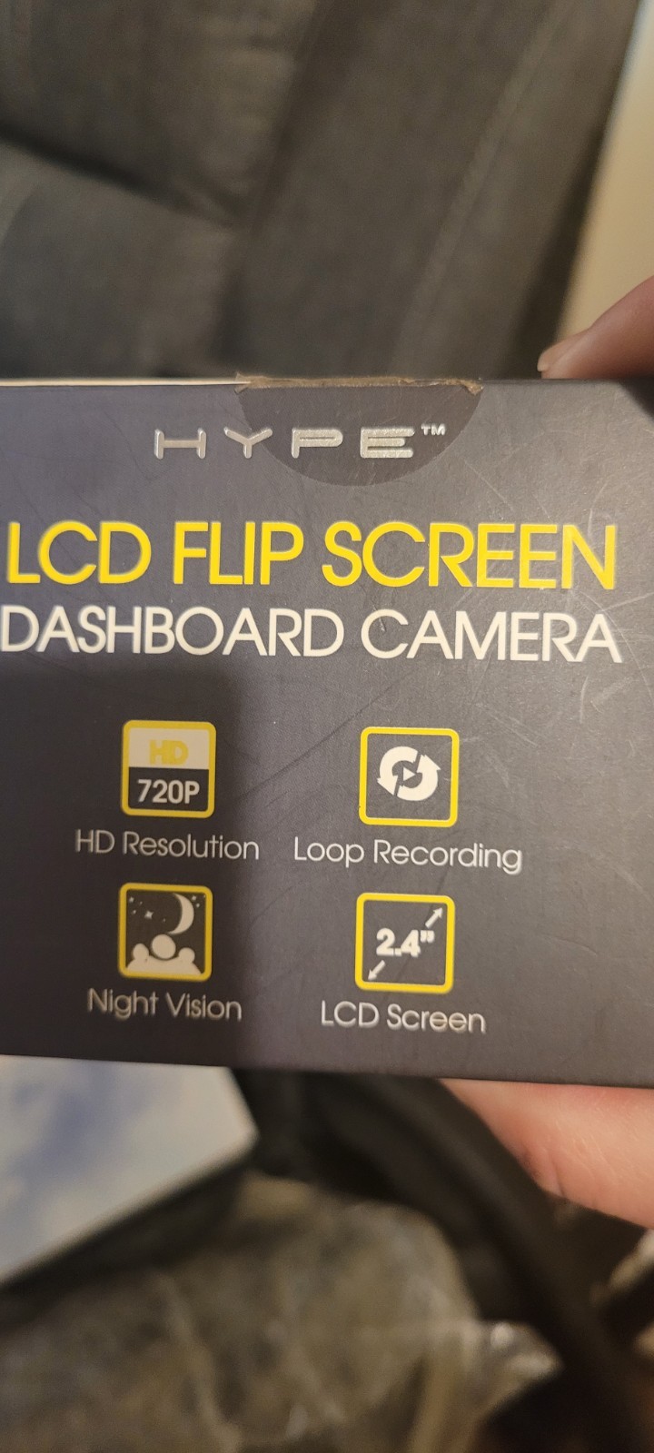 Hype Lcd Flip Screen Dash Camera 2.2" screen 270 degree rotation (T65)