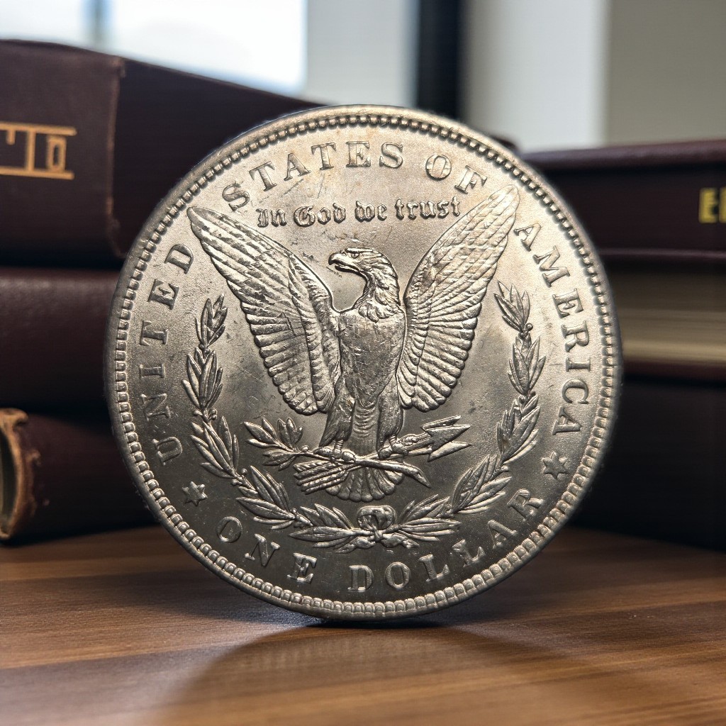1889 Morgan Silver Dollar 90% Silver Brilliant Uncirculated