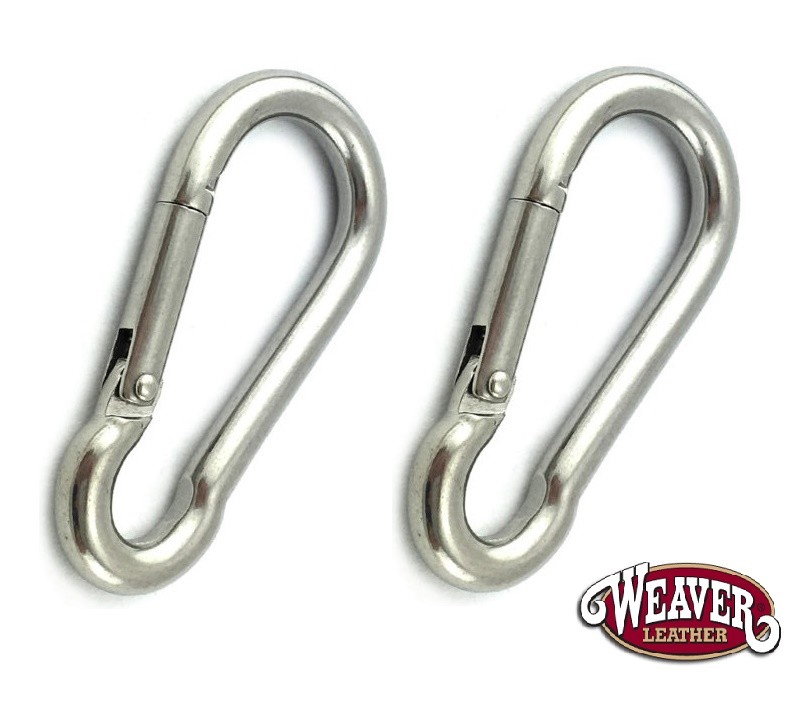 Snap Hook Curb Chain Hooks 2 pc. Set 5 mm ZP by Weaver Free Ship