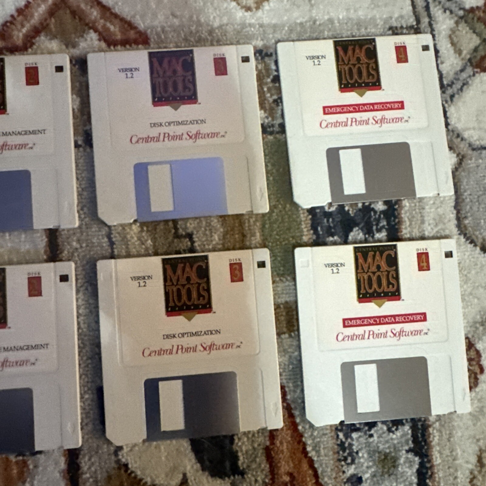 Central Point Software Mac Tools Deluxe 3.5” Floppy Disks Apple Macintosh 1.2