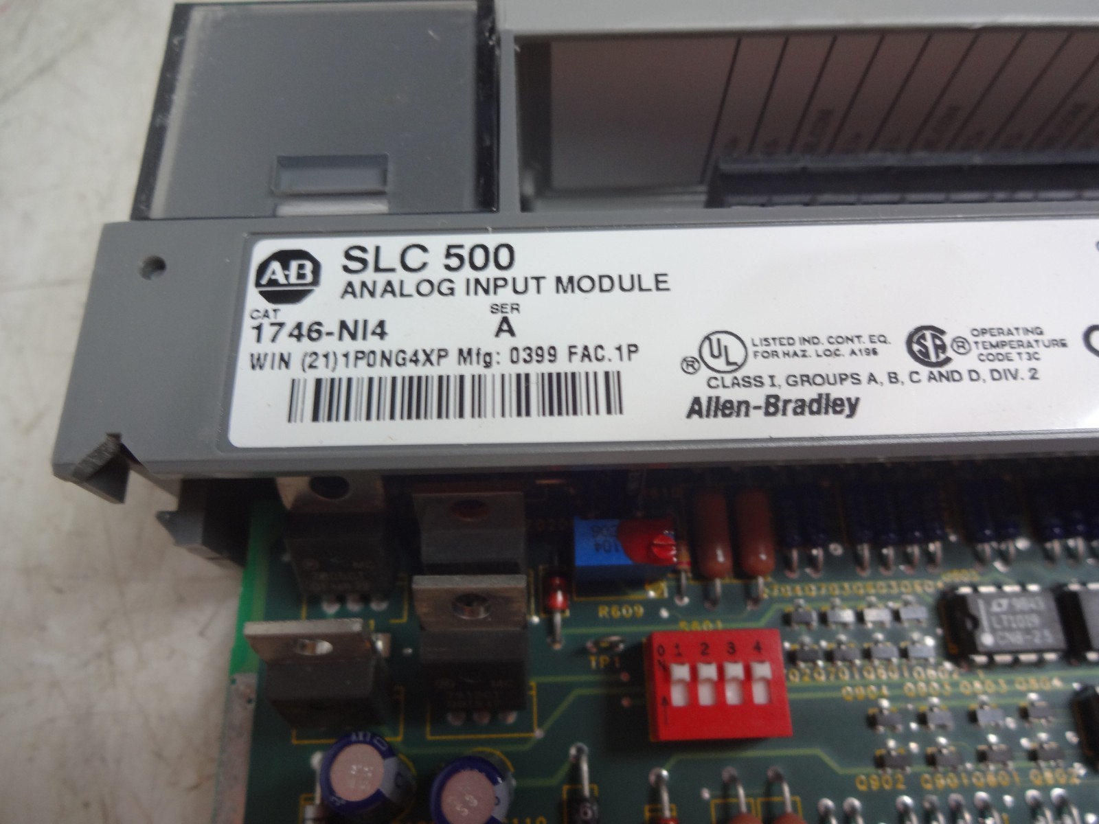 Allen Bradley 1746-ni4 Analog Input Module