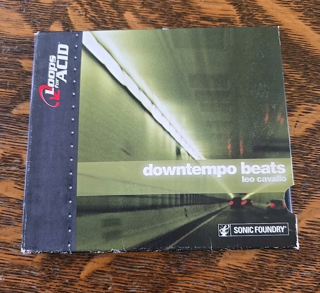 SONIC FOUNDRY Downtempo Beats CD Loops For Acid Sampling Sound Library - VG+