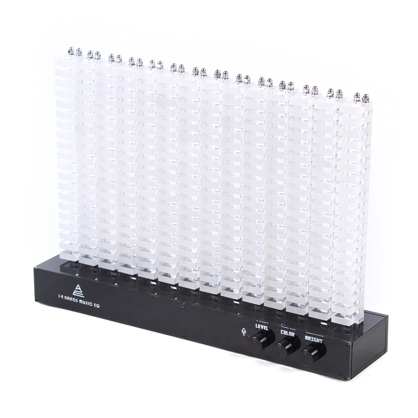 Acrylic 14-Segment Spectrum Analyzer Led Rhythm Light Music Spectrum Light 110V