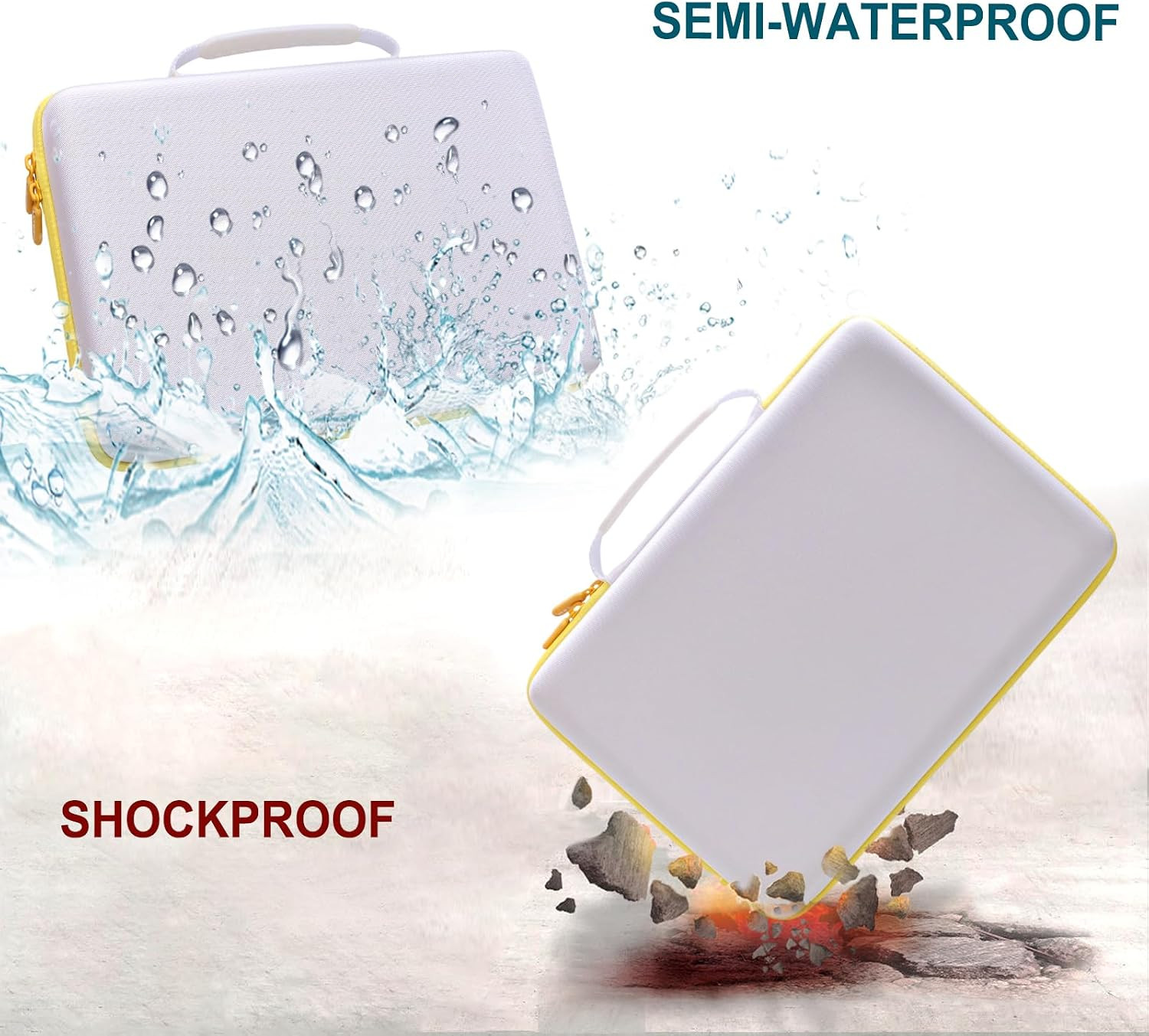 Hard Travel Case for DJ Controller Waterproof EVA Carrying Storage Bag