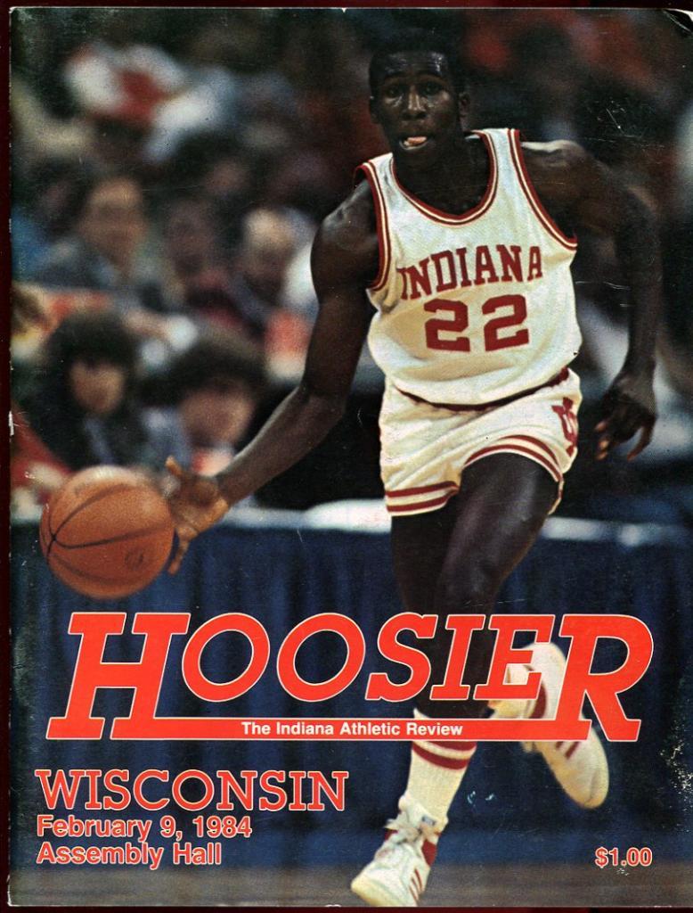 College Basketball Program Indiana 1983 1984 Wisconsin Bobby Knight