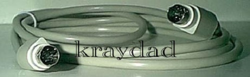 MD8 Mini Din 8 Minidin 8 pin Male-Male 10 ft cable