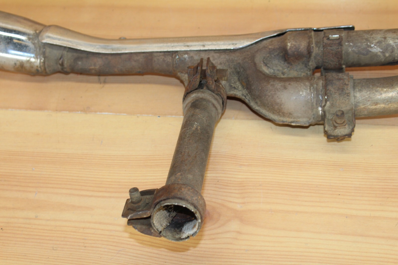 1980-1983 Kawasaki KZ750 KZ 750 LTD Left Muffler Exhaust Header Pipe 18001-1256