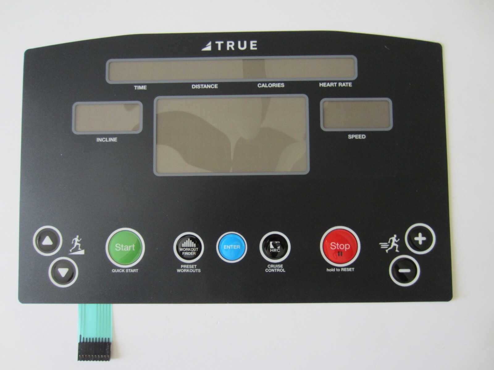 True LED TCS-TPS-TES Treadmill Membrane Overlay Keypad