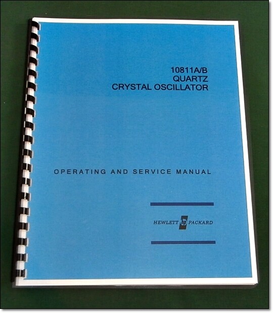 HP 10811A/B Operating & Service Manual: w/11"X17" Schematic & Protective Covers