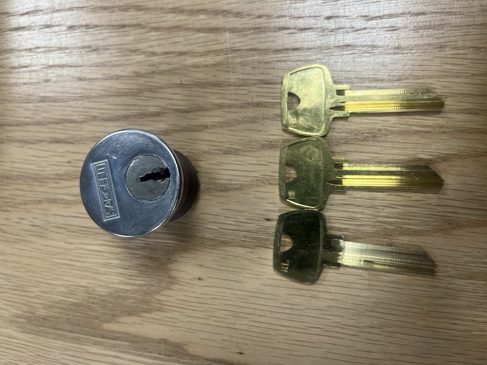 Sargent 42 Mortise Cylinder RL Keyway