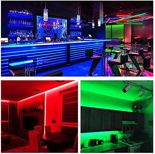 60FT Multicolor LED Strip Lights with Remote Color Changing for Home Decor
