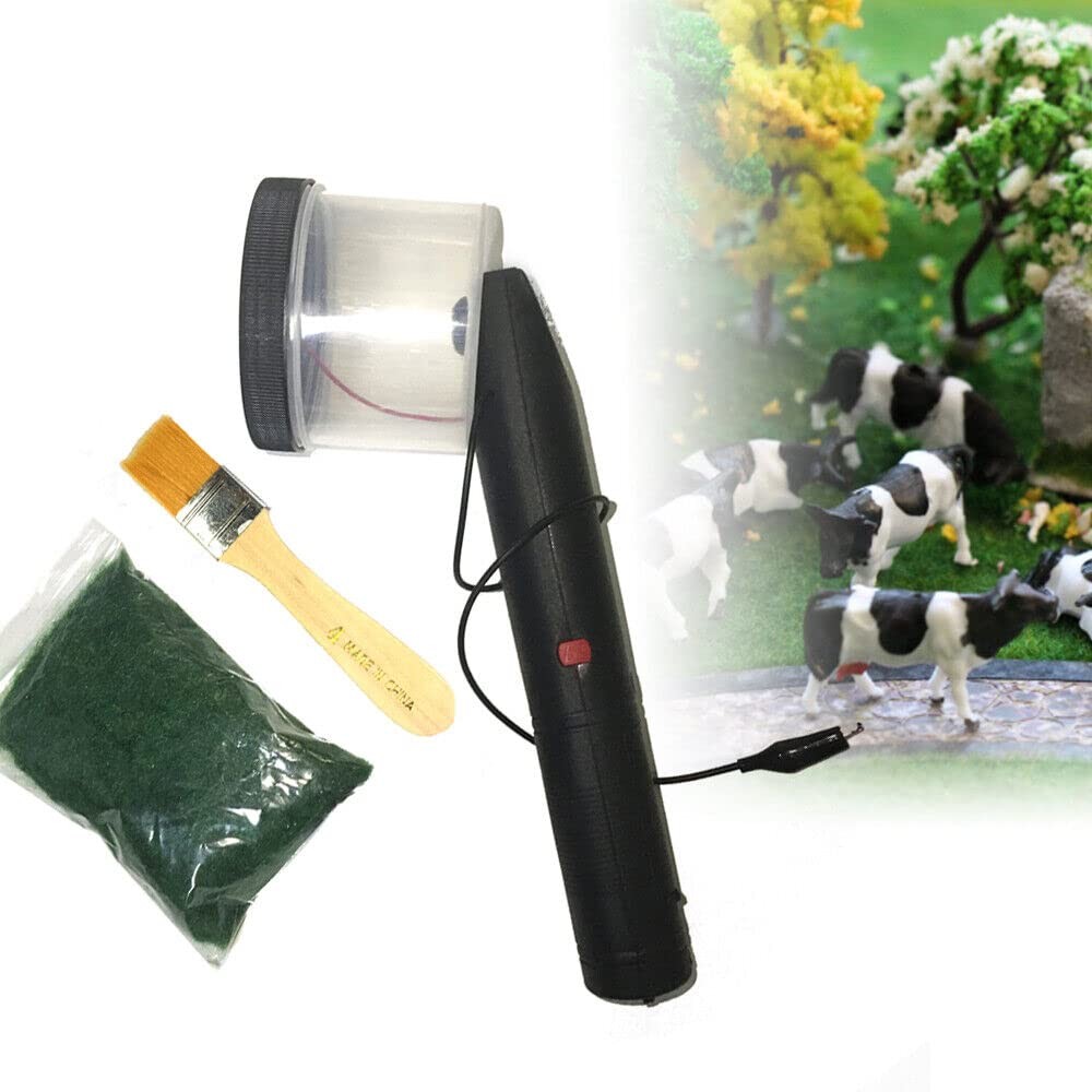 Static Grass Applicator Scenery Flocking Machine Static Grass Flock Model NEW