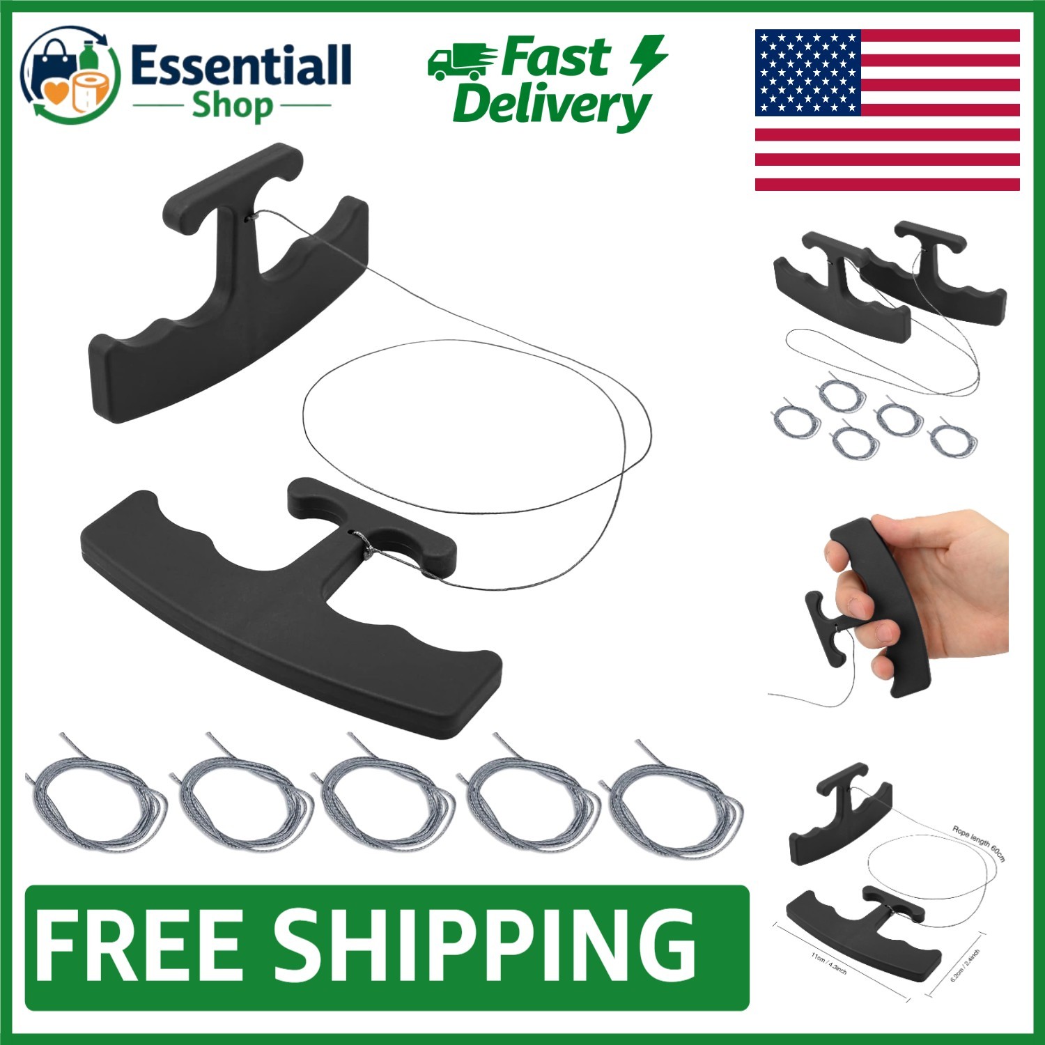 Complete Emblem Removal Solution: 1 Pair Tool & 5PCS Cords for Hassle-Free Use