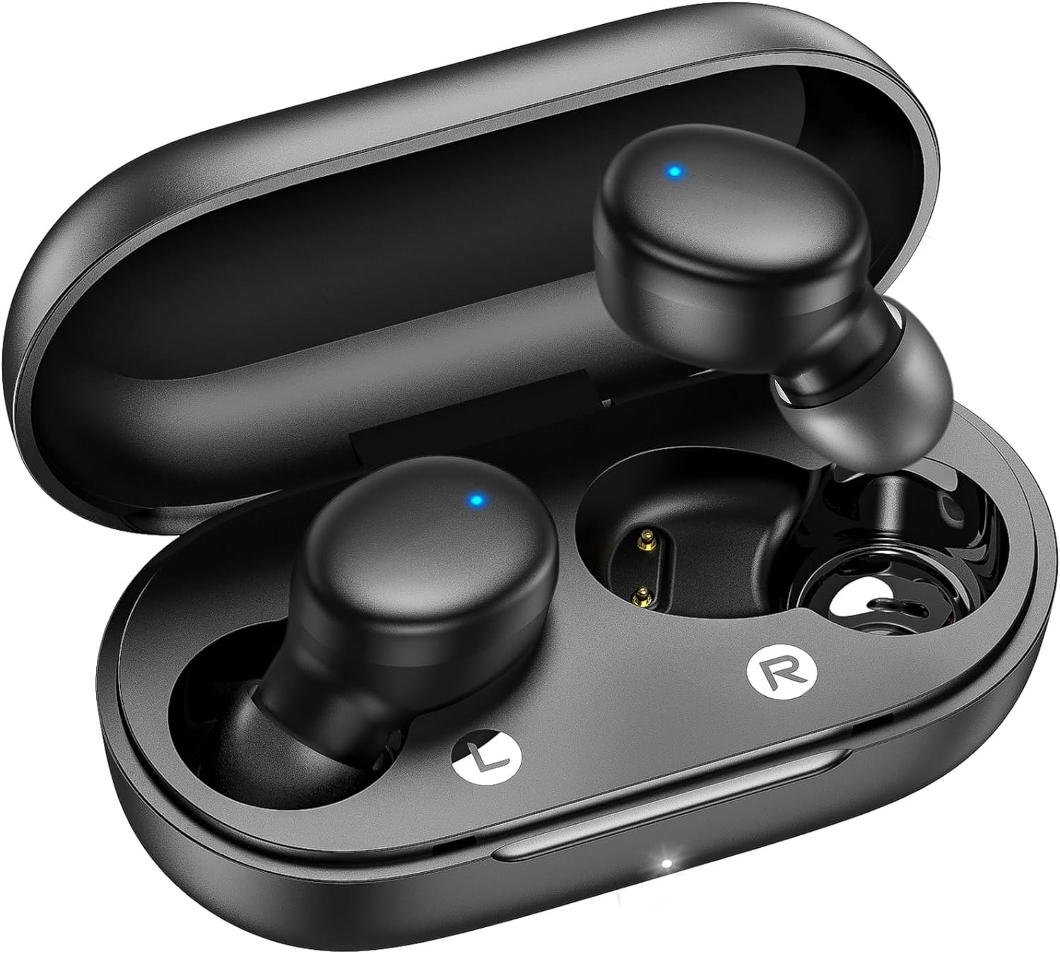 Kurdene Wireless Earbuds Bluetooth 5.3, Deep Bass, 60H Playtime, Waterproof