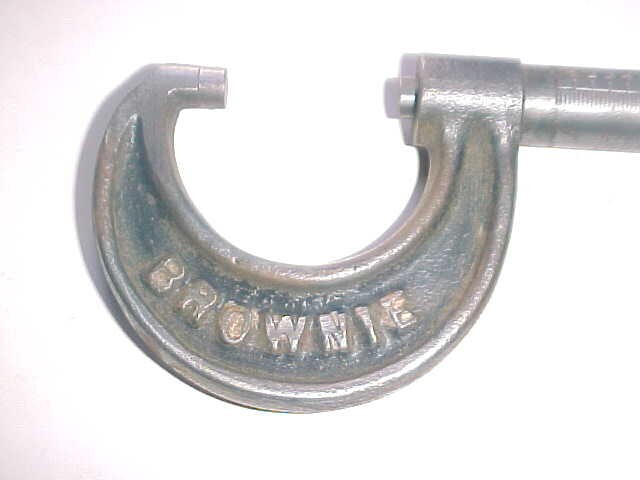 Vintage Brownie Outside Micrometers 0-1"