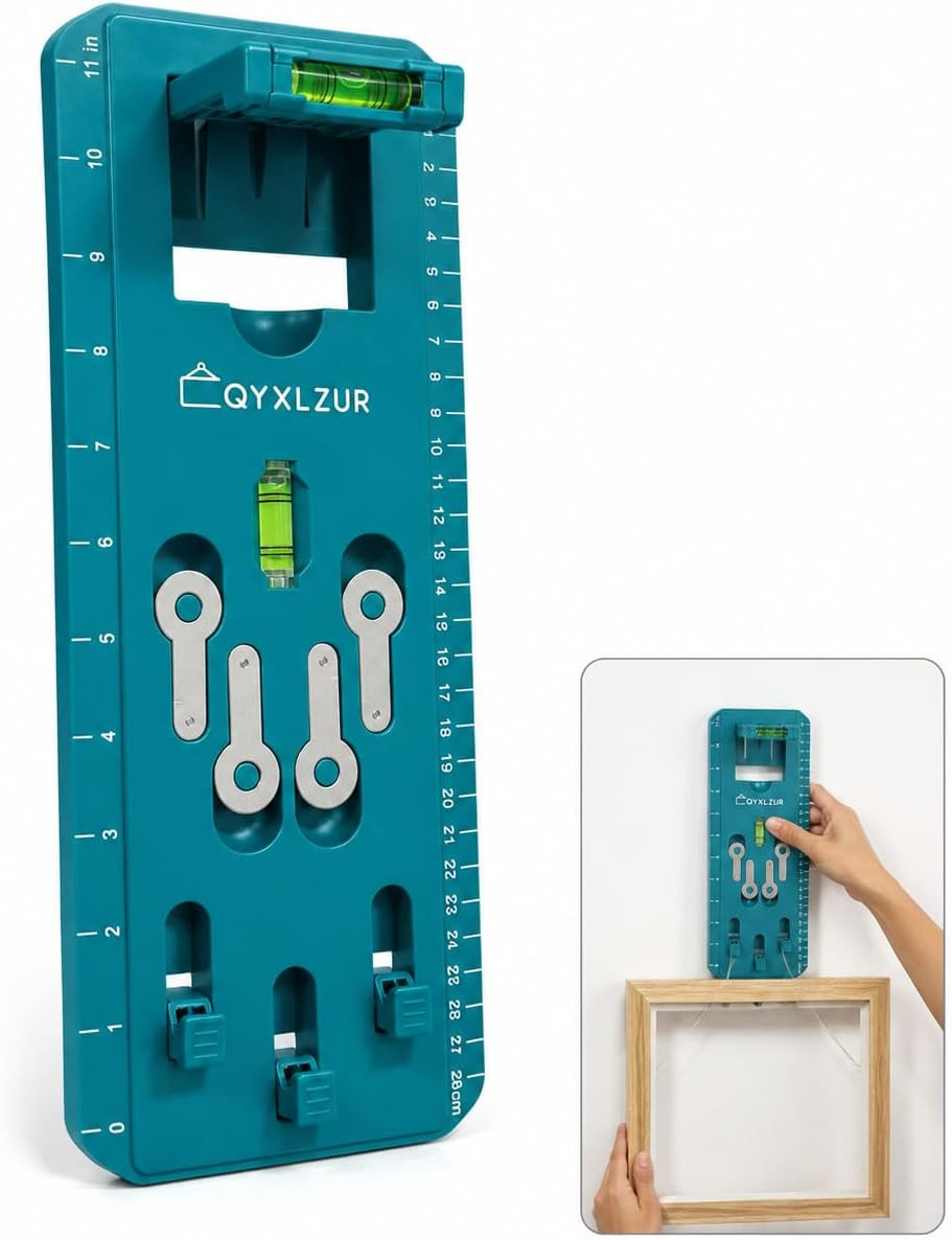 Professional Picture Hanging Tool for Easy One-Person Frame Setup