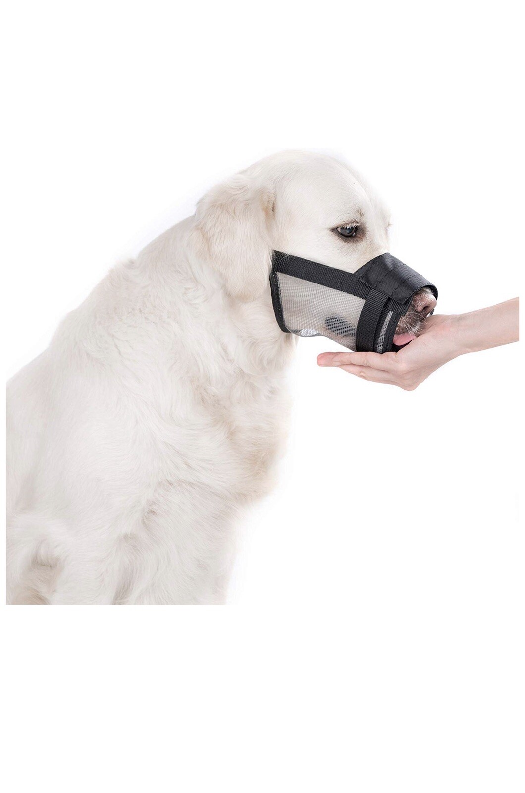 Nylon Dog Muzzle - 2PCS Anti-Biting Barking Adjustable Dog Muzzle - Nylon