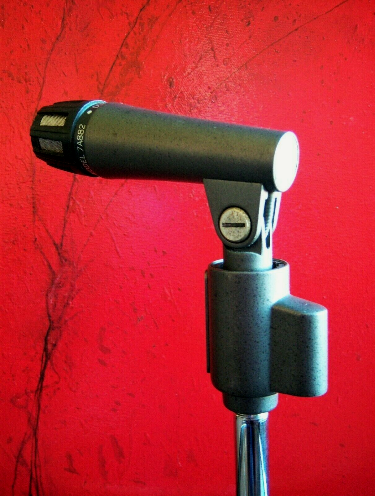 Vintage RARE 1970's Dukane 7A882 / Shure SM56 dynamic cardioid microphone Dual Z