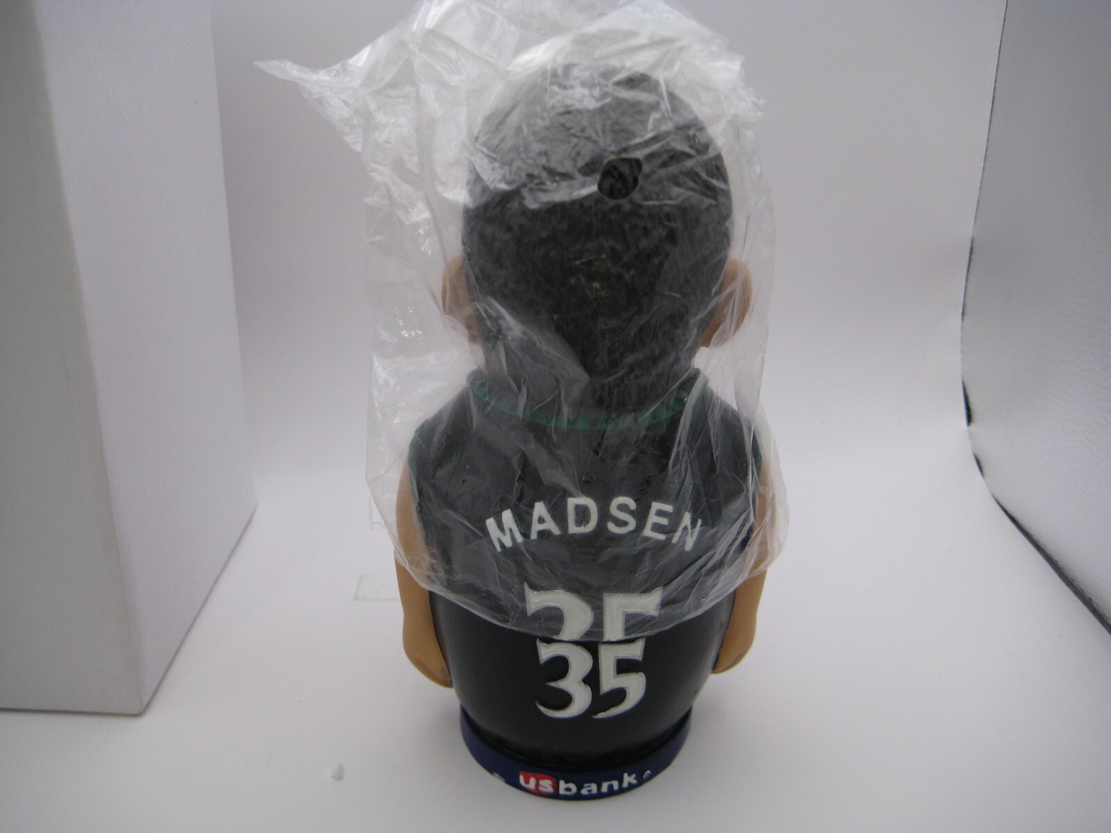 MARK MADSEN MINNESOTA TWOLVES BOBBLEHEAD WITH GAME TICKET STUB FREE SHIPPING!