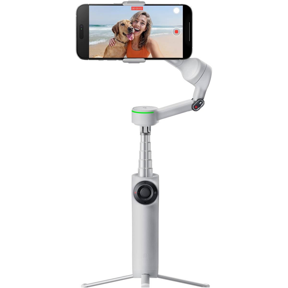 Insta360 Flow 2 Pro Grey- AI-Powered Stick, Portable & Foldable