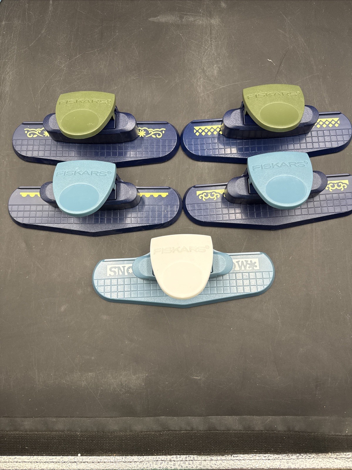 FISKARS Border Punch Lot Of 5 #2