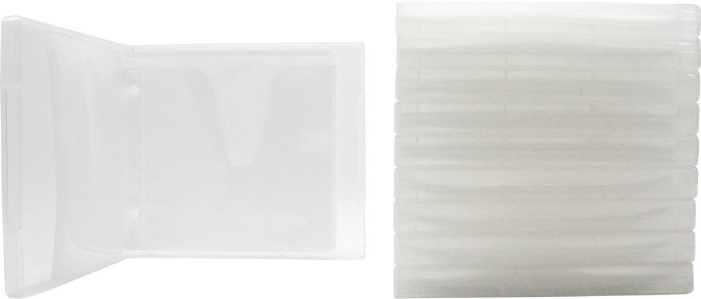 (10) CDBR1608CL Clear 8 Disc Capacity CD Case Album Book Storage Wallet 16mm NEW