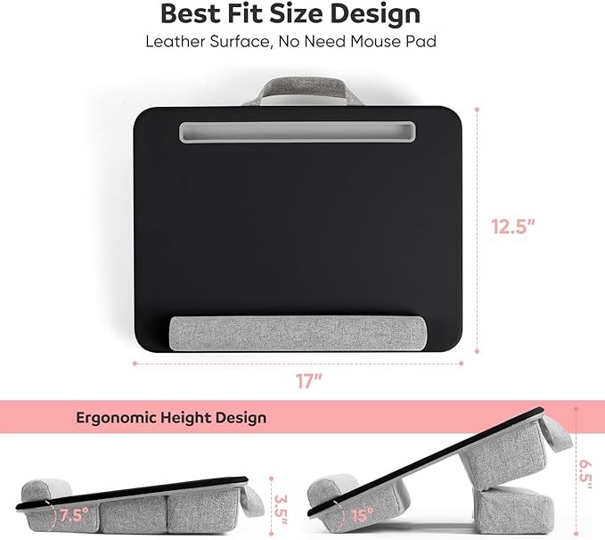 Adjustable Laptop Lap Desk Lap Desk Cushion Storage Function - Scratch & Dent
