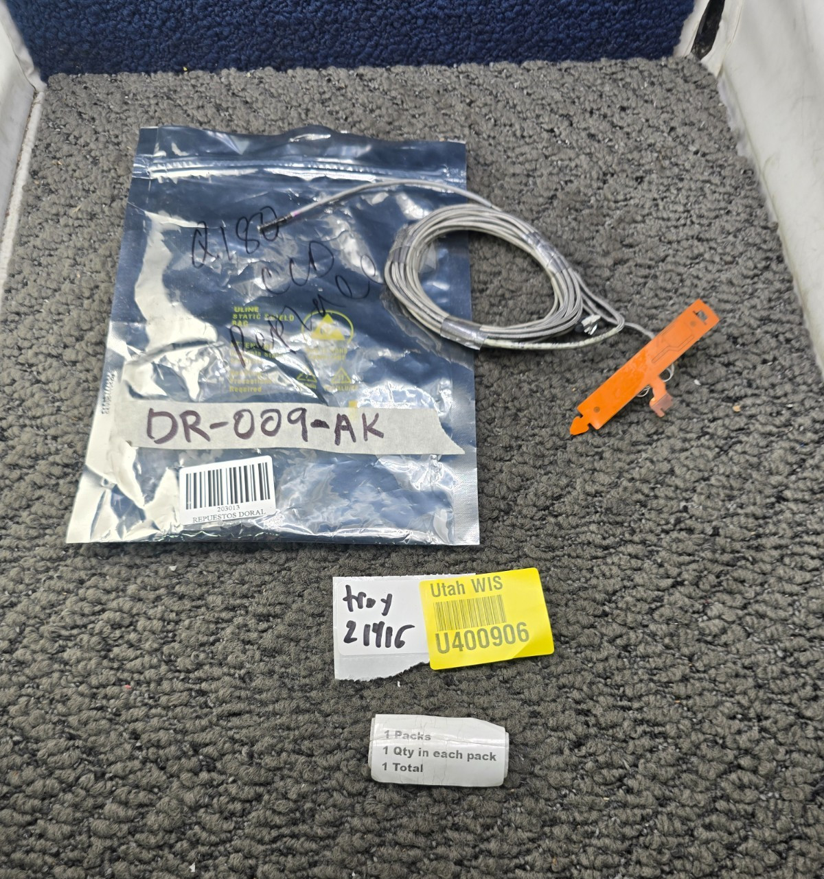 DR-009-AK Flexible Self-Adhesive Surface-Mount RTD Temperature Sensor Class A
